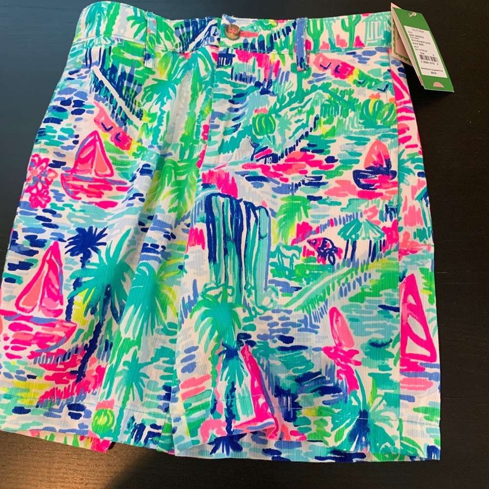 NWT boys Beaumont shorts in salt in the air.